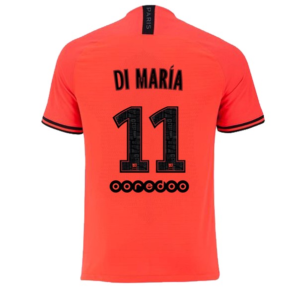 JORDAN Camiseta Paris Saint Germain NO.11 Di Maria 2ª 2019/20 Naranja